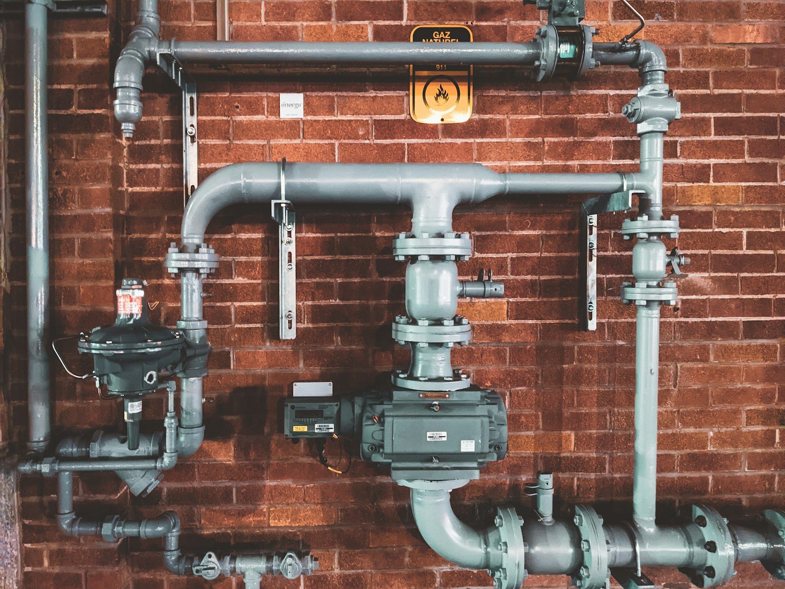 Plumbing Leak Diagnosis - Plumbing pipelines and valves mounted on a wall